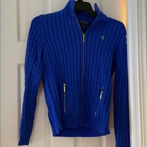 Ralph Lauren Zip Up Sweater